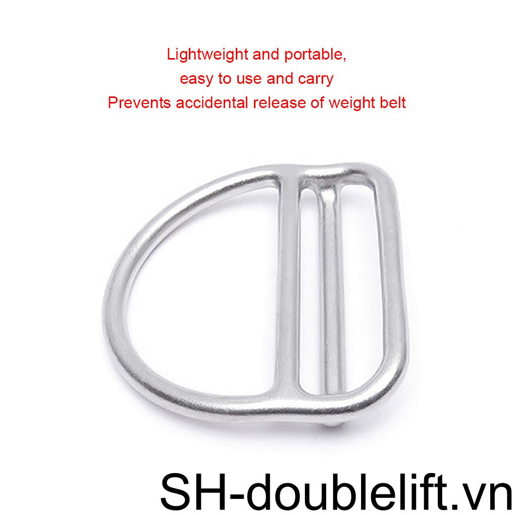 Vòng Khóa Chữ D Bằng Thép Không Gỉ Chuyên Dụng Cho Bơi Lặn