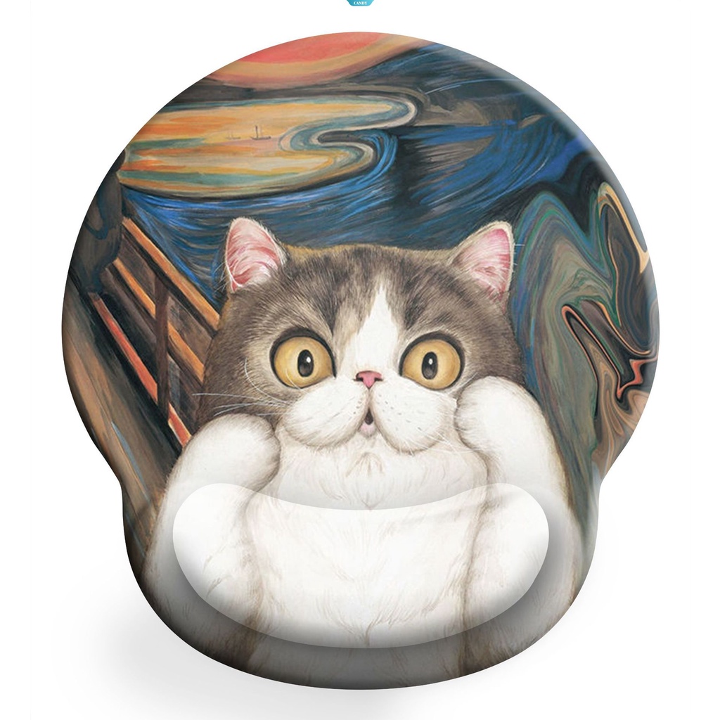 Đệm Lót Chuột / Bàn Phím Silicon 3D Hình Cinnamoroll Kuromi Dễ Thương Chống Trượt Tiện Dụng Cho Học Sinh / Văn Phòng