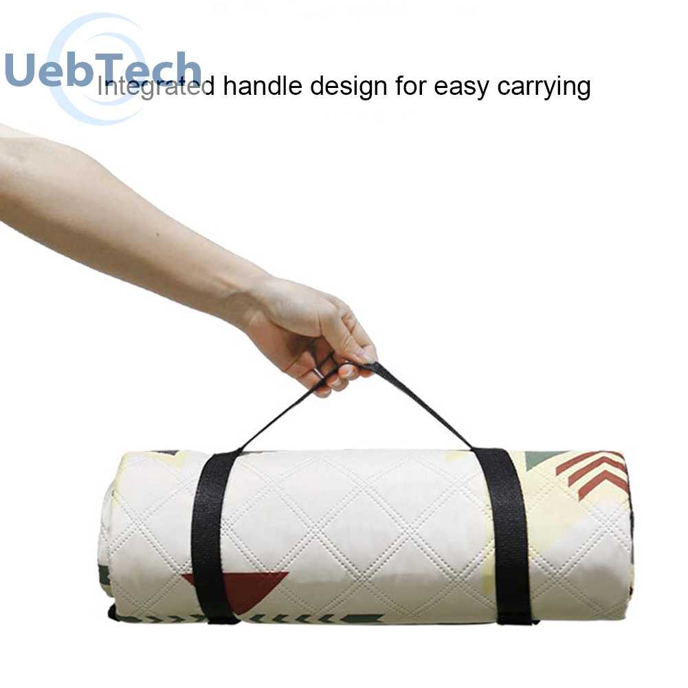 Thảm Trải Dã Ngoại Chống Ẩm Không Thấm Nước Họa Tiết Thổ Cẩm Dễ Thương