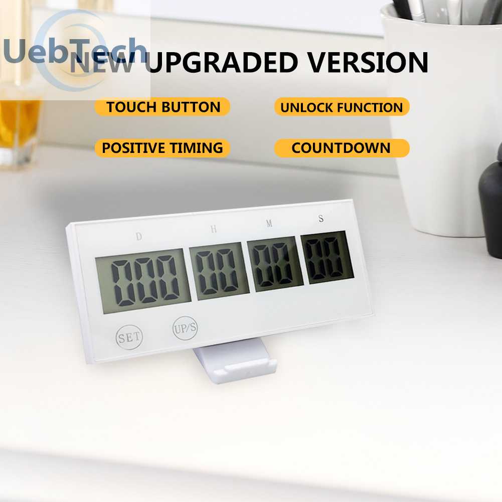 Đồng Hồ Đếm Ngược 999 Ngày Sử Dụng Điện Gọn Nhẹ Có Thể Tái Sử Dụng