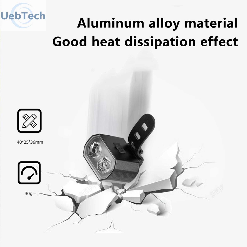 Set 2 Đèn Led Gắn Đuôi Xe Đạp Có Thể Sạc Lại Bằng Cổng USB