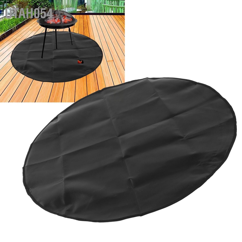 Utah054 Dưới Nướng Thảm Tròn Chống Mưa Bụi Che Nắng BBQ Sàn Cho Sân Sau Ngoài Trời Tàu