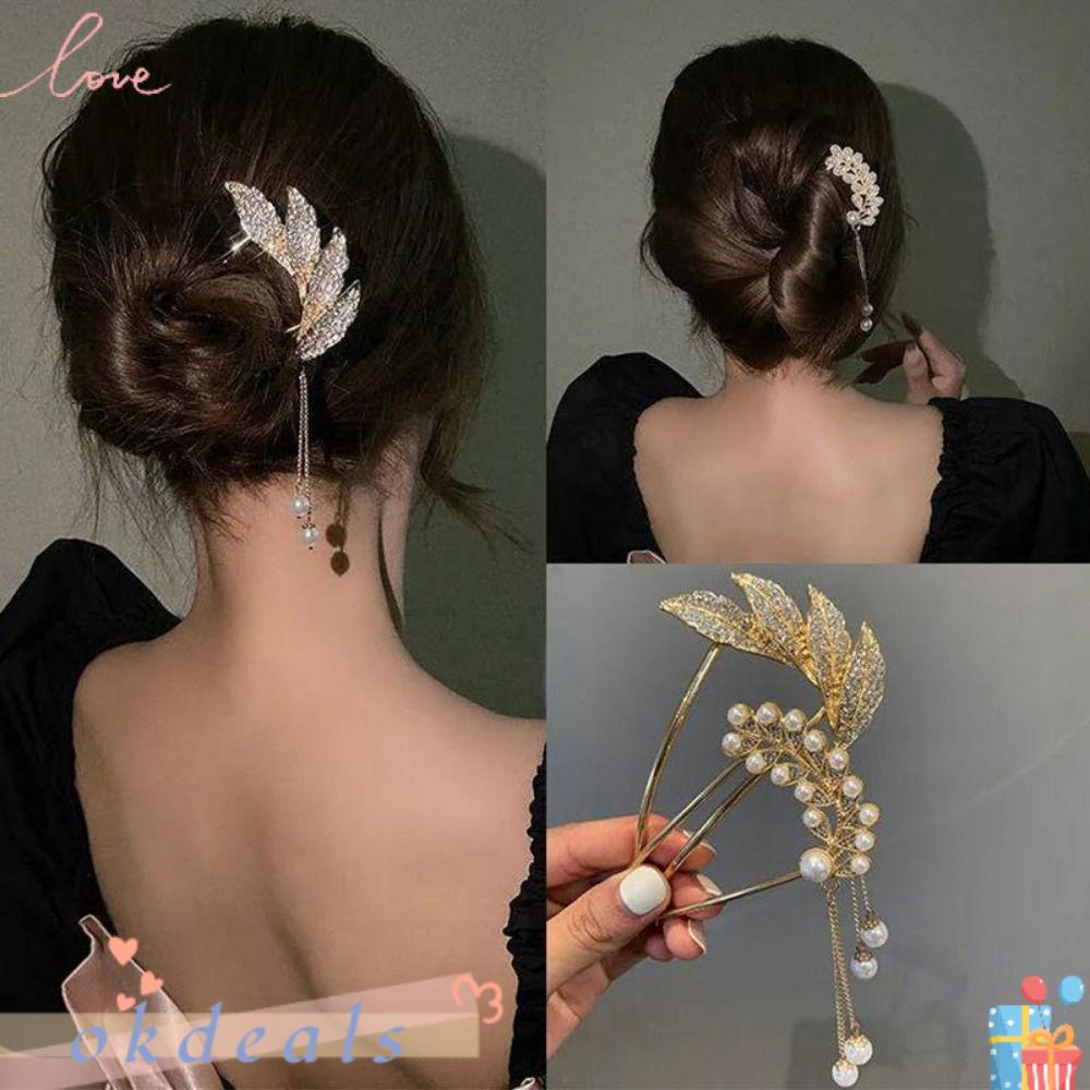 Kẹp Tóc Kim Loại Hình Chữ U Thời Trang Dành Cho Nữ