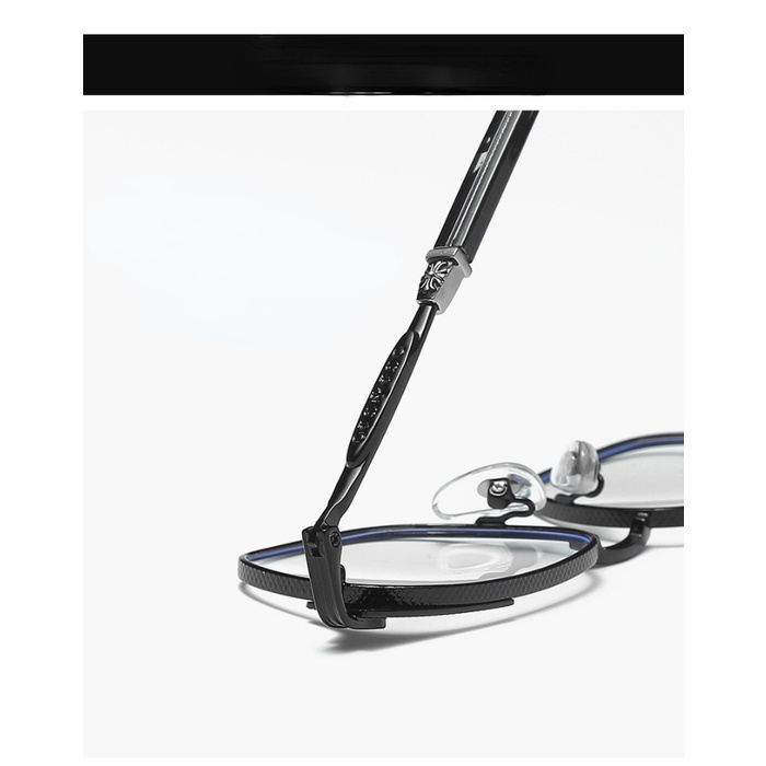 [-0°~-600°Mắt Kính Chống Ánh Sáng Xanh / Bức Xạ Bằng Kim Loại Cổ Điển Cho Nam Và Nữ