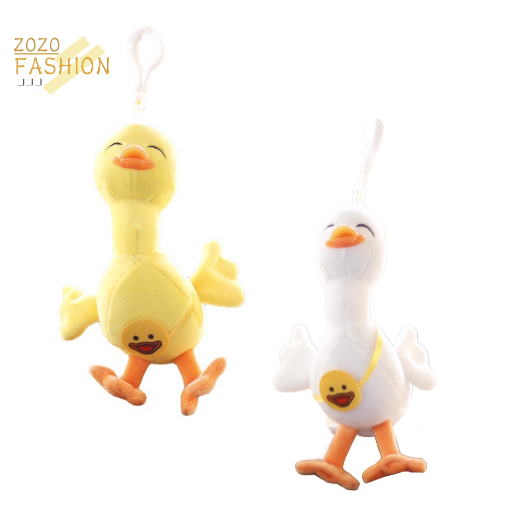 Móc Khóa Vịt Nhồi Bông Dễ Thương Dùng Để Trang Trí