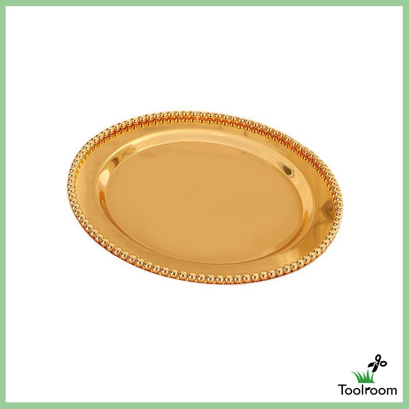 Đĩa Kim Loại Chống Rỉ Sét Chuyên Dụng Cho Phục Vụ Salad / Nhà Hàng / Tiệc Cưới