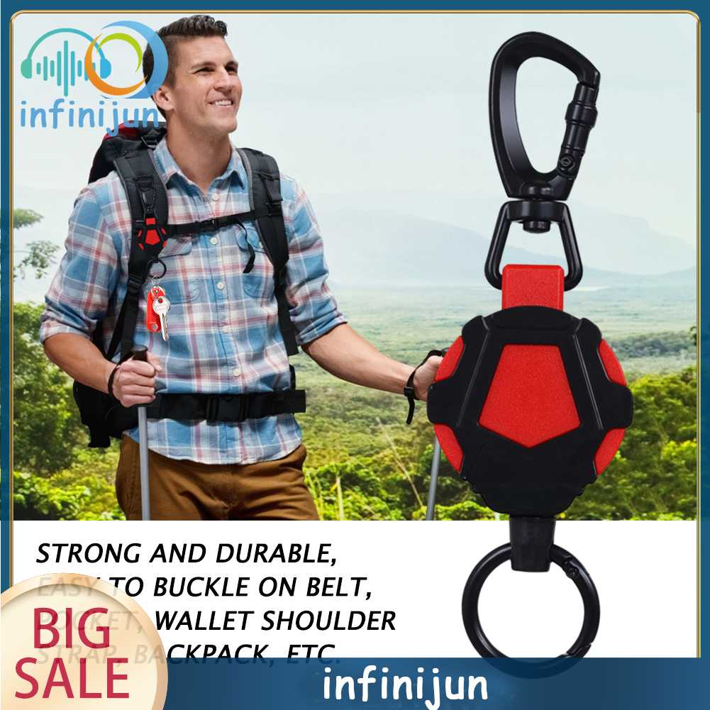 Dây Móc Chìa Khóa Co Giãn Chống Thất Lạc Có Thể Thu Gọn Tiện Dụng Giá Đỡ