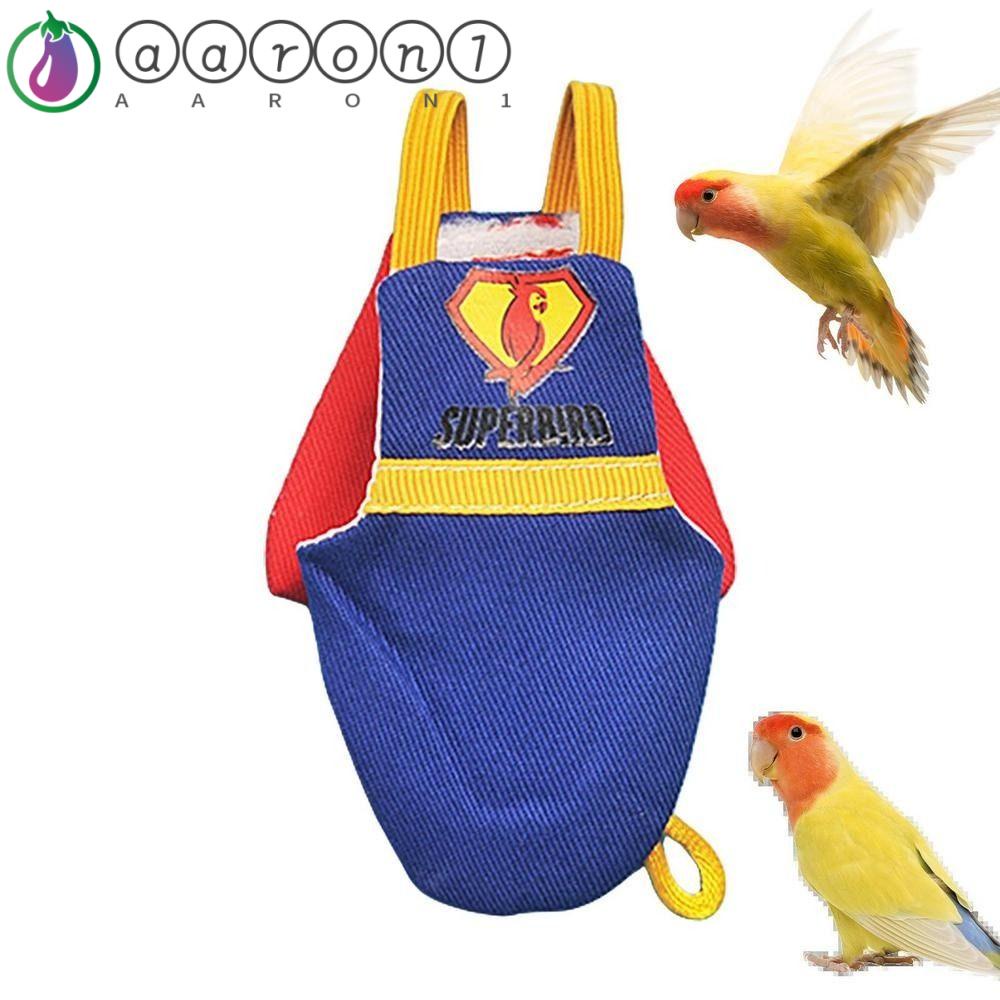 Aaron1 Bộ Quần Áo Vải Thoáng Khí Dễ Thương Dành Cho Chim Bồ Câu Parakeet Cockatiel