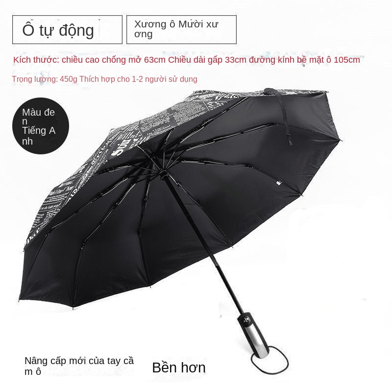 Dù Gấp Tự Động Che Mưa Nắng Sáng Tạo Độc Đáo Cho Nam Và Nữ