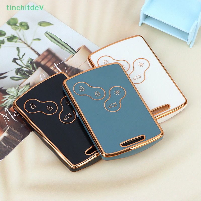 1 Vỏ Bọc Chìa Khóa Xe Hơi Bằng TPU Có Ngăn Đựng Thẻ Tiện Dụng