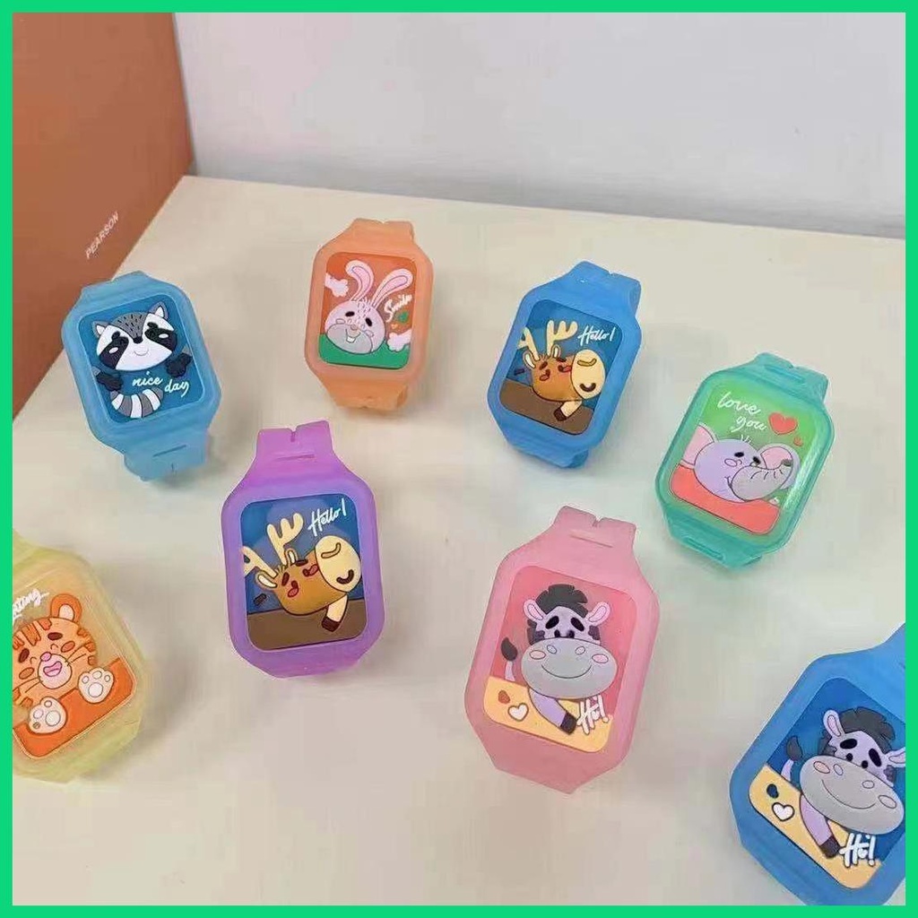Đồng Hồ Đeo Tay Đuổi Muỗi Họa Tiết Hoạt Hình Dễ Thương Cho Bé