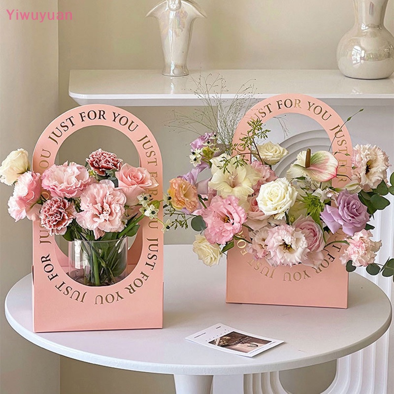 Bộ 4 Túi Đựng Quà In Hoa Mới