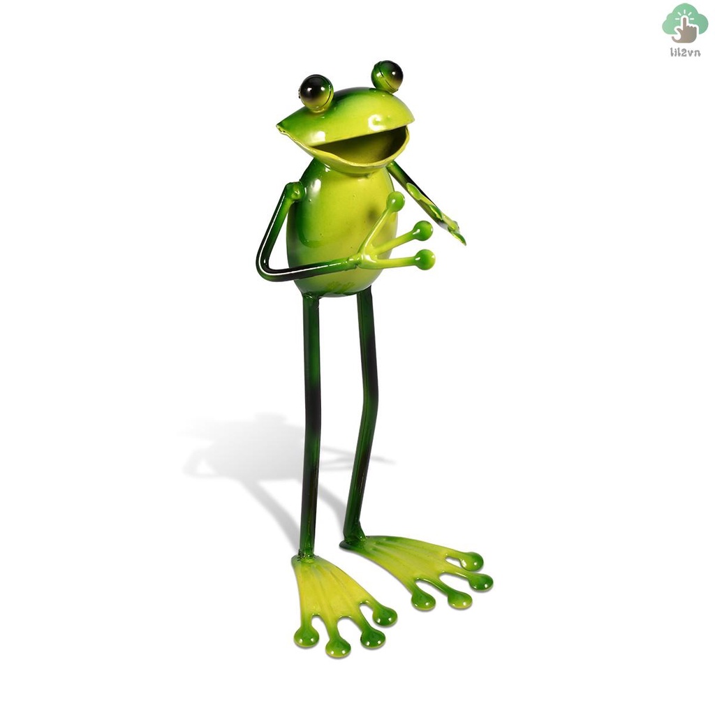 Tượng Ếch Lili31 Bằng Kim Loại Trang Trí Nhà Cửa
