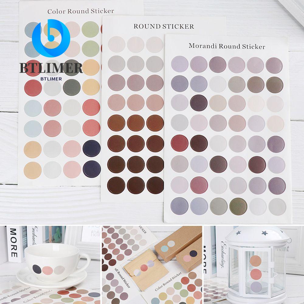 Set 1 / 5 Tấm Sticker Dán Trang Trí Sổ Tay Nhiều Màu Sắc