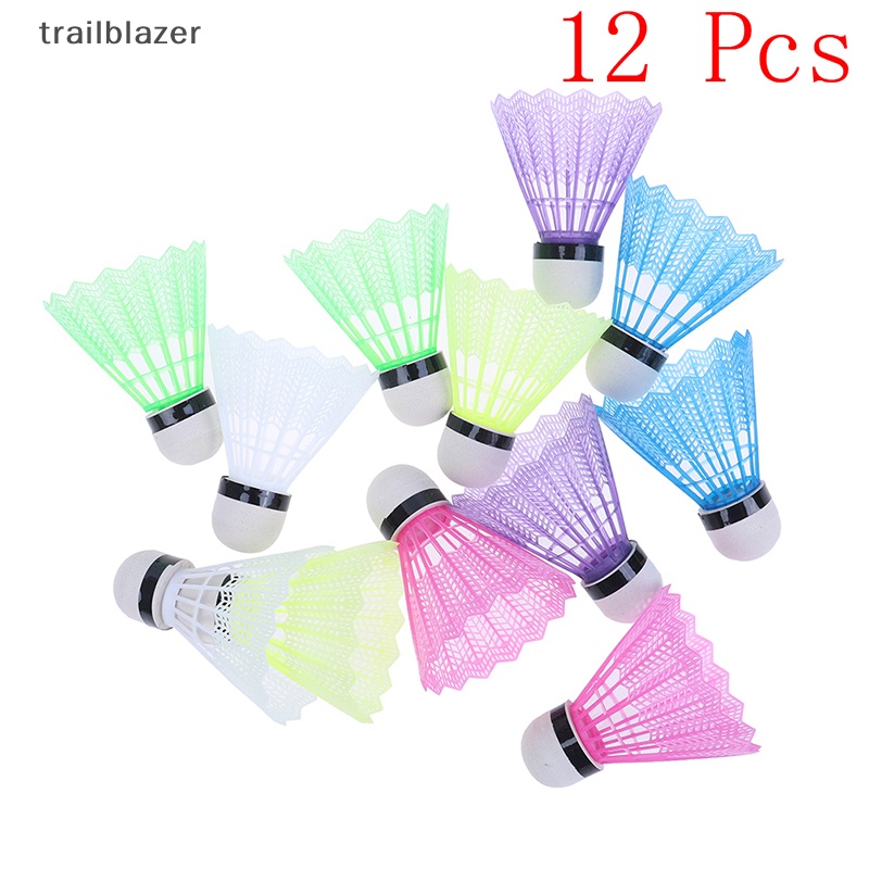 Set 12 Quả Cầu Lông Bằng Nhựa Cao Cấp Chuyên Dụng Tập Luyện