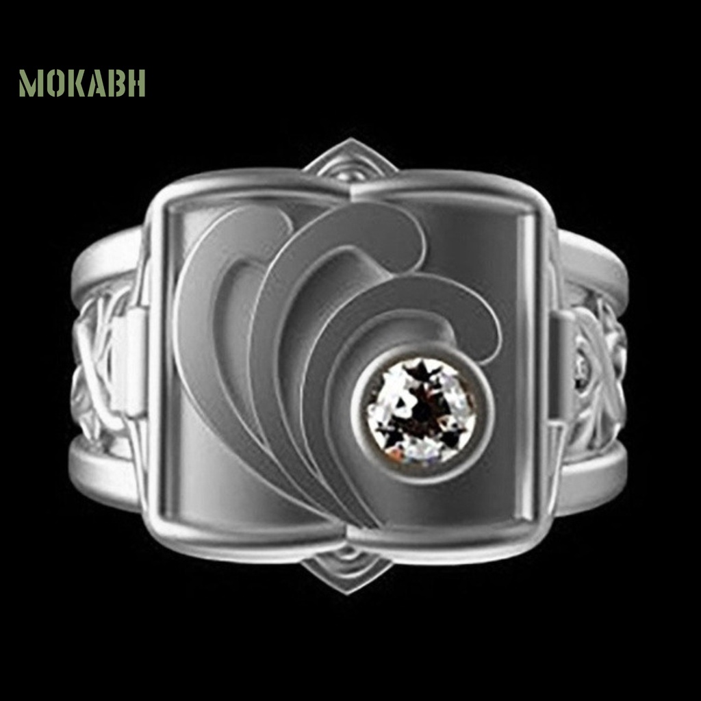 Nhẫn Nắp Lõm Kiểu Dáng Thời Trang Cho Nam Giới