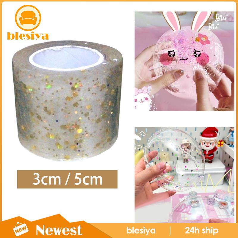 [Blesiya] Cuộn Băng Dính Kim Tuyến Nano Không Để Lại Dấu Vết Làm Đồ Chơi Tại Nhà