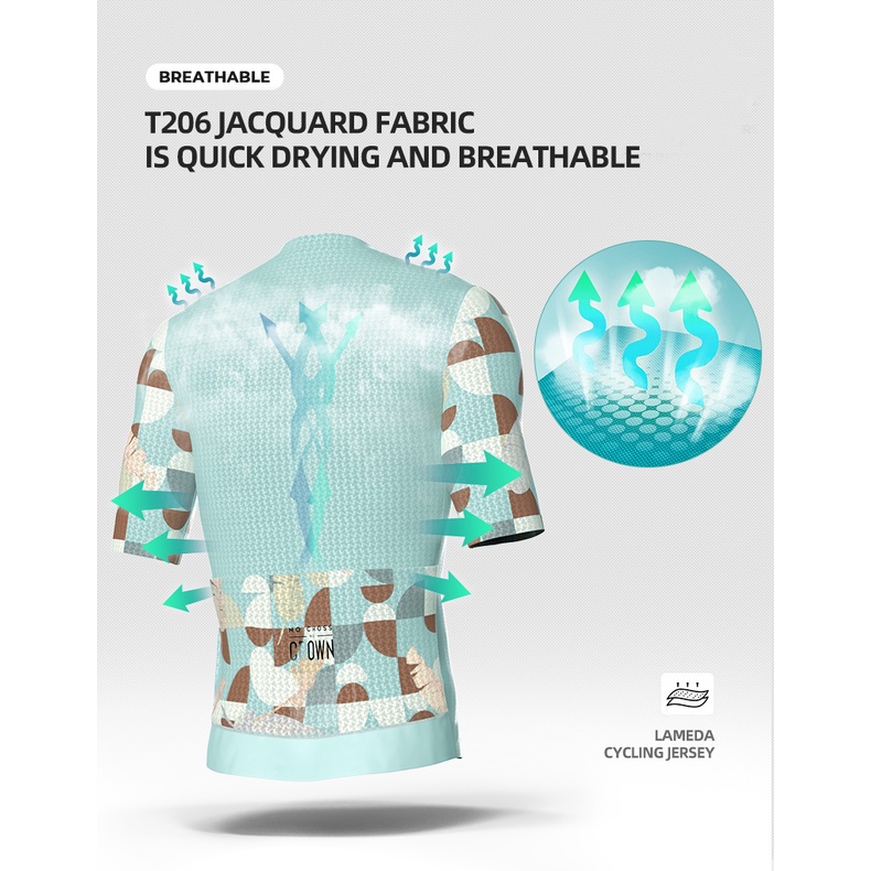 Áo Thun Đạp Xe Tay Ngắn Nhanh Khô Thoáng Khí Thời Trang Xuân Hè Cho Nam