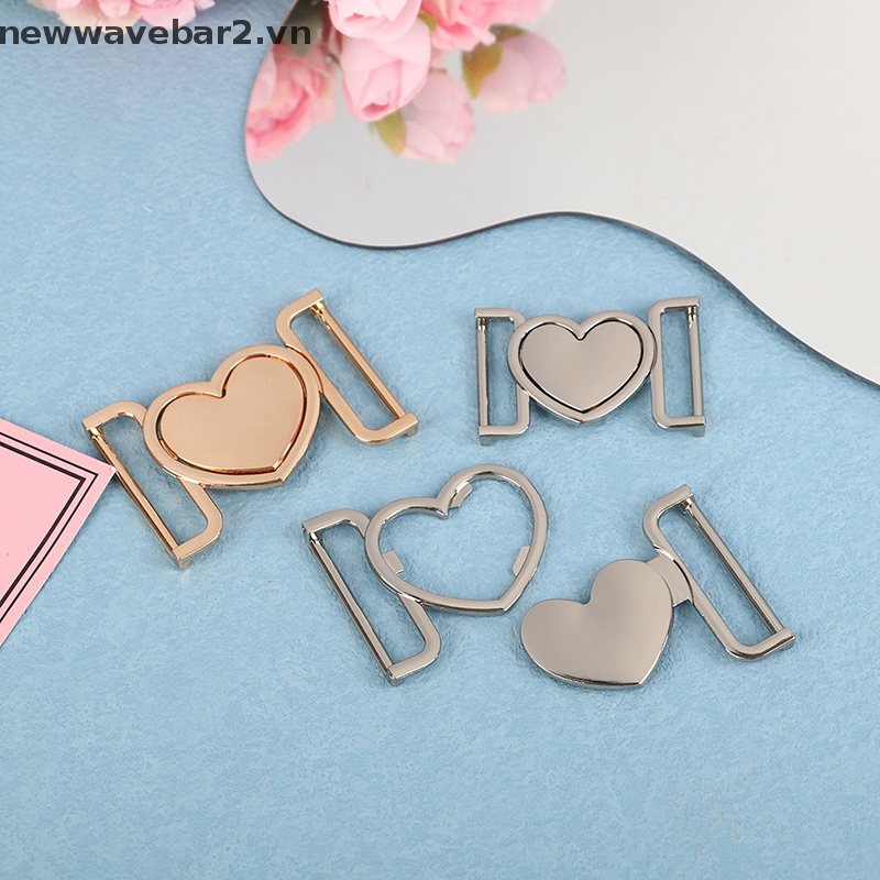 Khóa Thắt Lưng Hình Trái Tim Bằng Kim Loại 30 / 40mm Chuyên Dụng