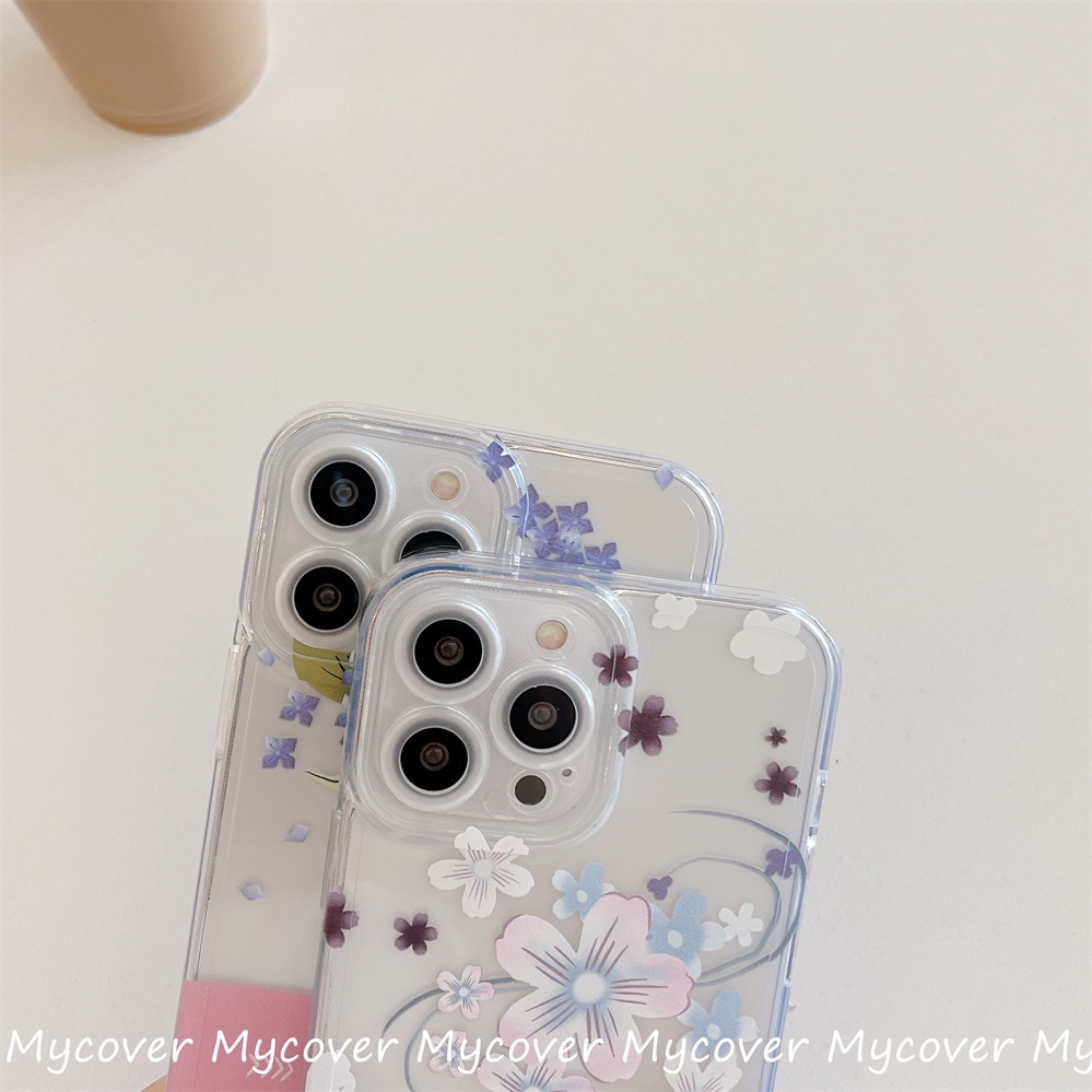 Ốp ĐiệN ThoạI HọA TiếT Hoa Cho iPhone 11 12 13 14 Pro Max X Xr Xs 8 7 6 Plus SE 2020