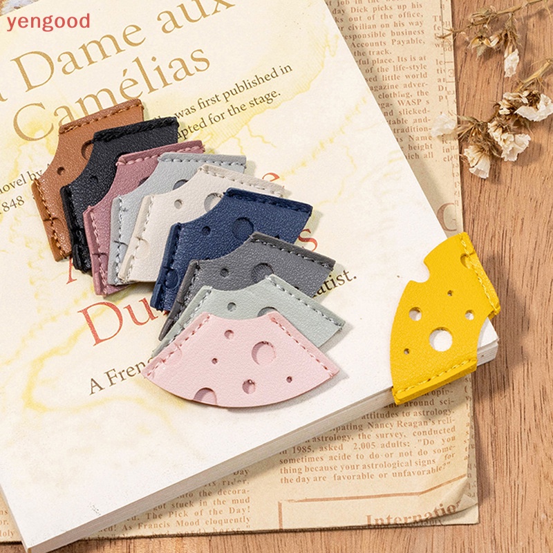 (YGD) Bookmark Da Đánh Dấu Trang Sách Phong Cách Cổ Điển Mini Hình Phô Mai Cầm Tay Làm Quà Tặng Cho Học Sinh