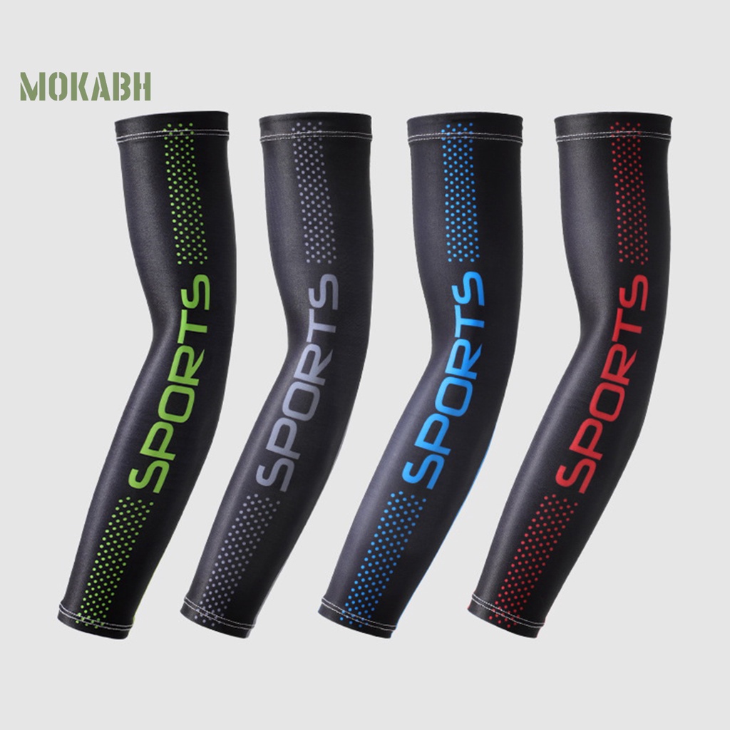 1 Cặp Ống Tay Áo Chống Nắng Bằng Lụa Lạnh Mỏng Độ Co Giãn Cao Dùng Khi Lái Xe Cho Nam