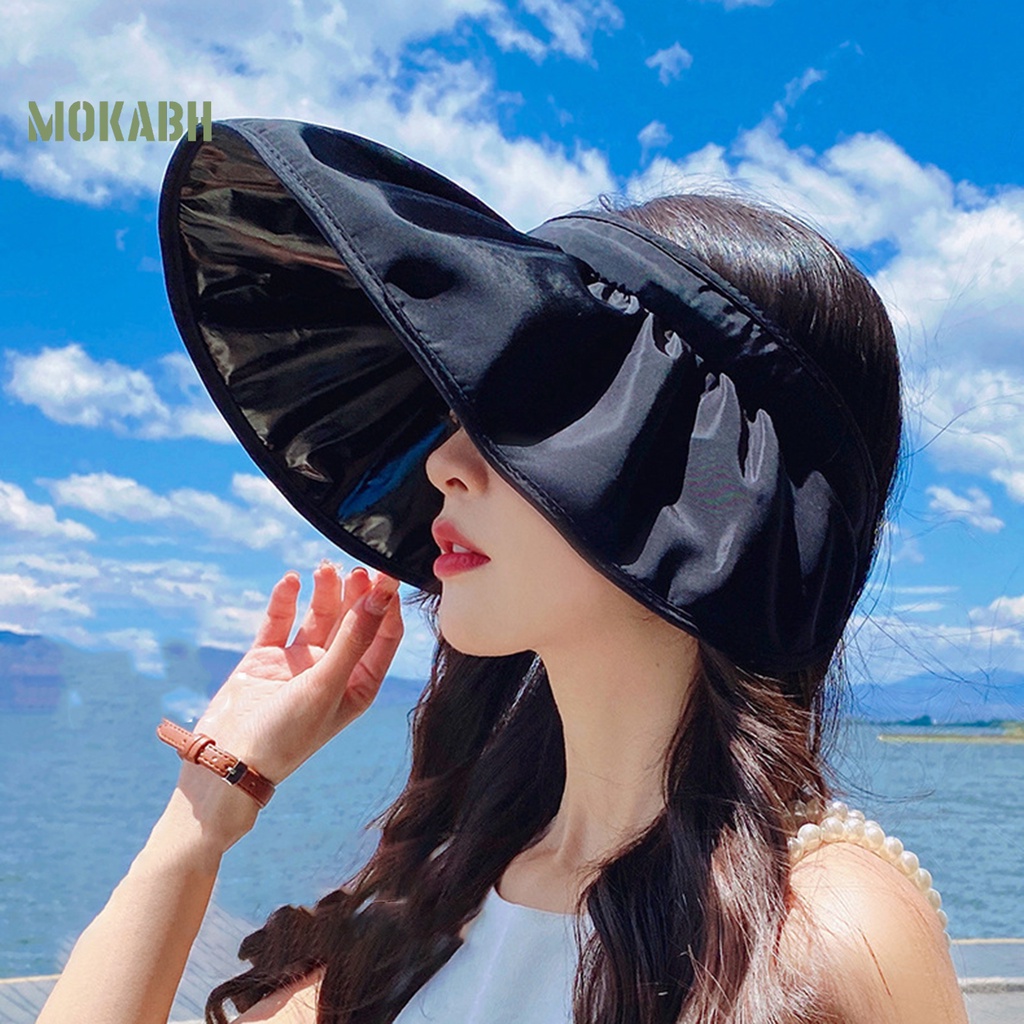 Nón Rộng Vành Thoáng Khí Chống Tia UV Màu Sắc Thời Trang Đi Biển Mùa Hè Cho Nữ