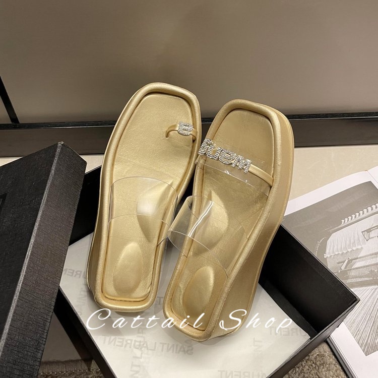 Cattail dép dép nữ dép bánh mì nữ dép bánh mì Chống Trượt sandal nữ 060202