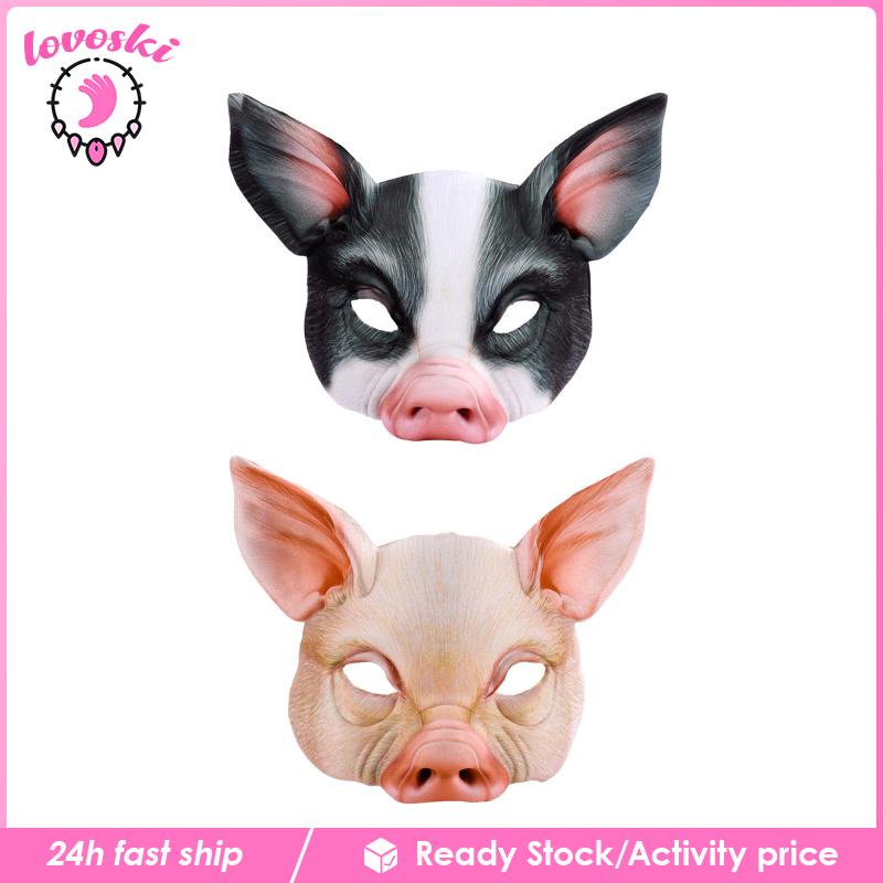 Mặt Nạ Nửa Mặt Hóa Trang Động Vật Cho Người Lớn