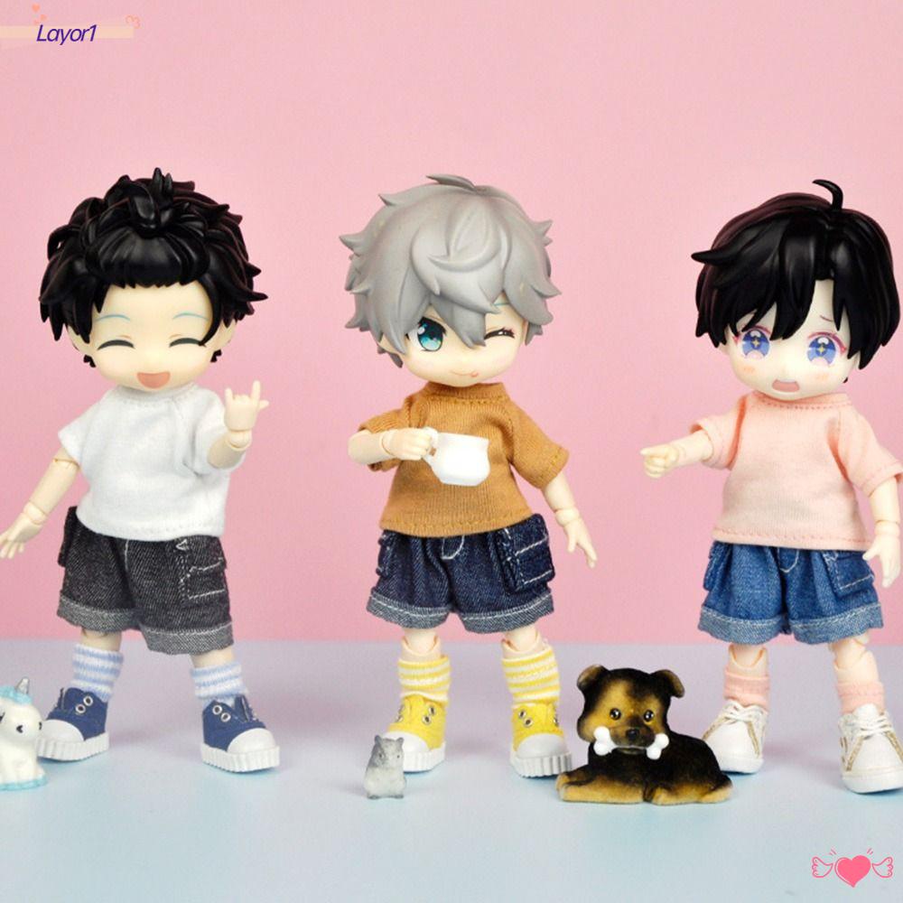 Layor1 Áo Thun Cotton Mini Nhiều Màu Sắc Thời Trang Thường Ngày Dành Cho Búp Bê