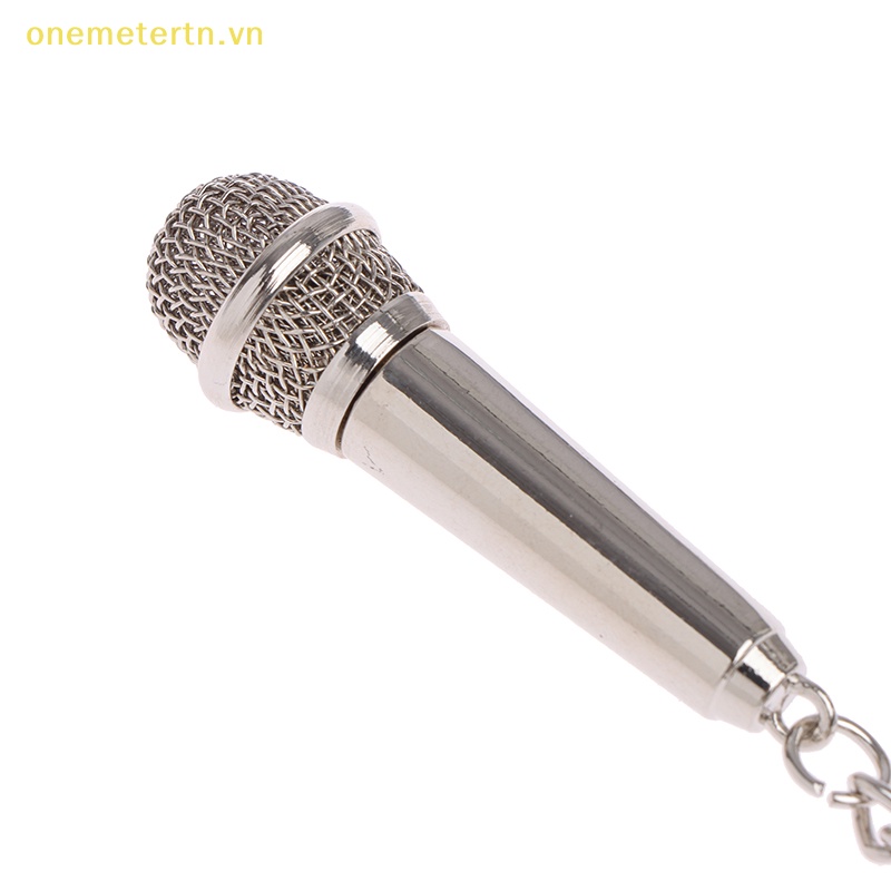 Onemetertn Móc Khóa Mô Phỏng Hình Micro Sáng Tạo Cho Túi Xách / Xe Hơi VN