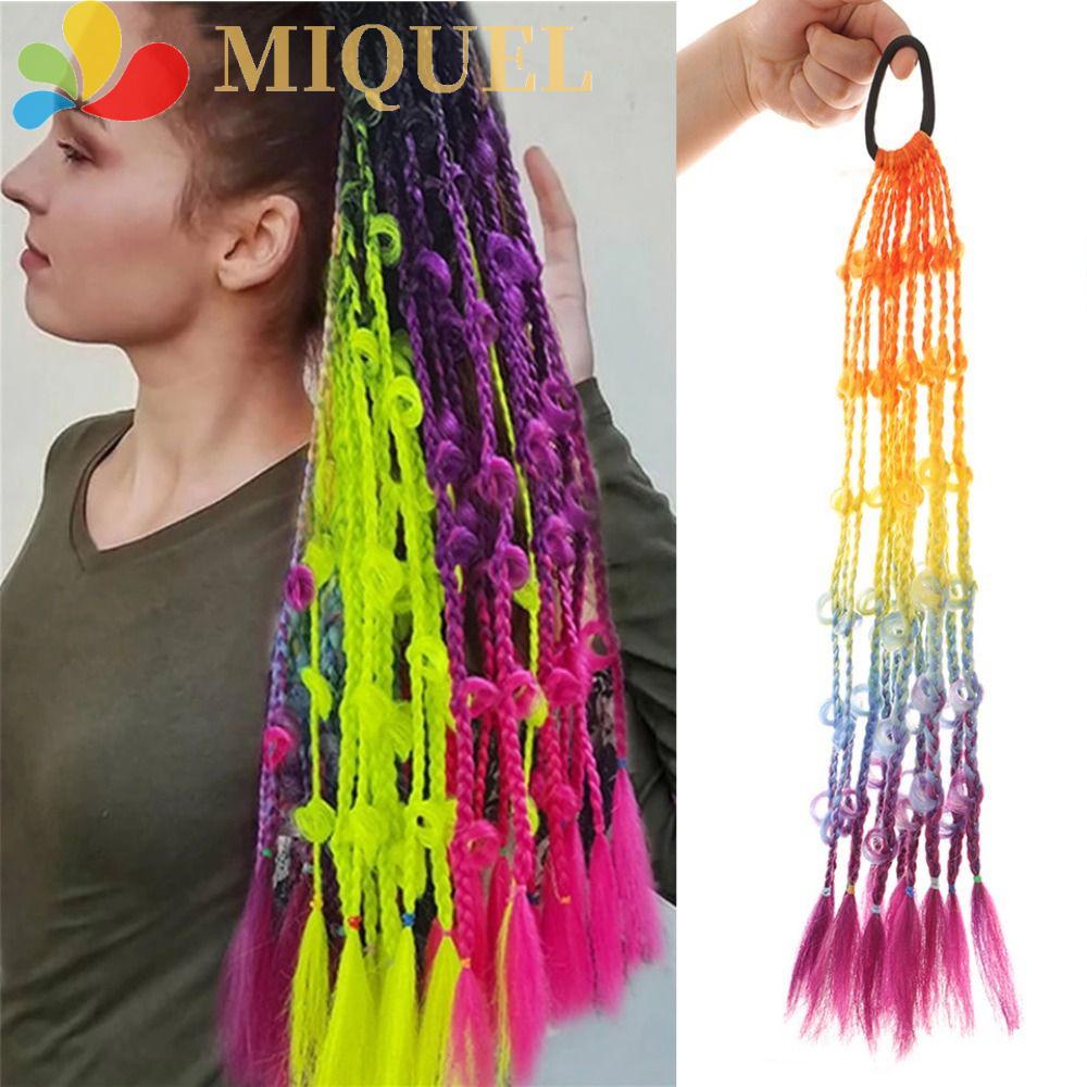 Tóc Giả Thắt Bím Nhiều Màu Sắc Chất Lượng Cao Cho Nữ