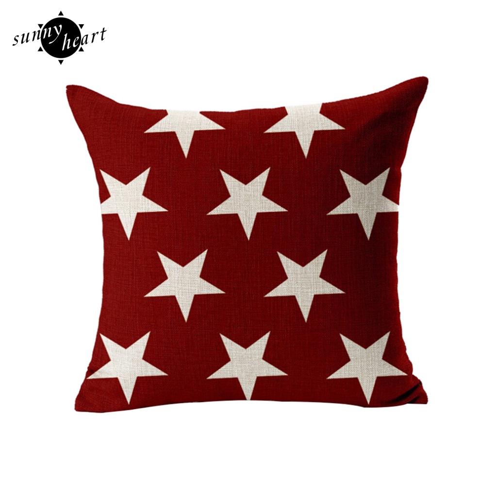 Vỏ Gối Sofa Vải Lanh In Hình Chủ Đề Động Vật Dễ Thương Ốp