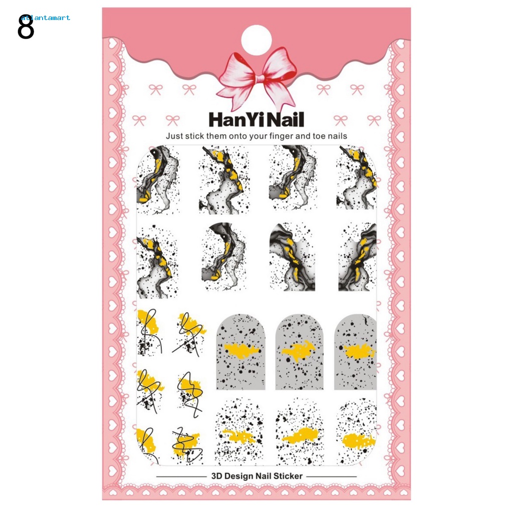 Túi Đựng Đồ Dùng Cao Cấp Tiện Dụng| Miếng Dán Trang Trí Móng Tay Tự Dính Họa Tiết Mực In 3D Tinh Tế