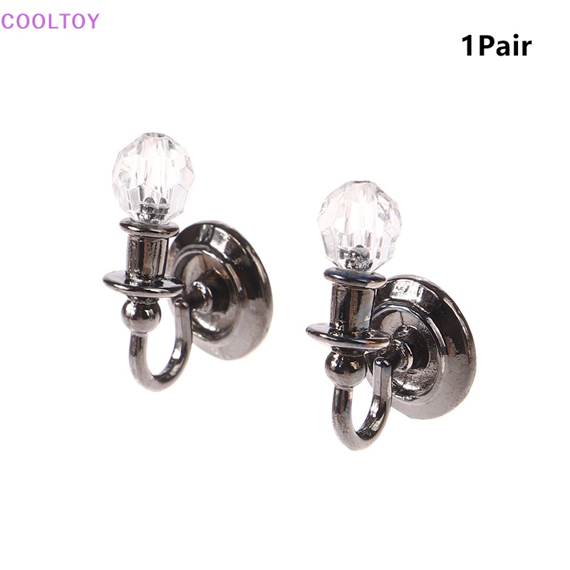 1 Cặp Đèn Gắn Tường Tỉ Lệ 1: 12 Trang Trí Nhà Búp Bê