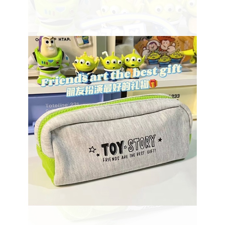 Túi Đựng Bút In Hoạt Hình Toy Story Ba Mắt Sức Chứa Lớn