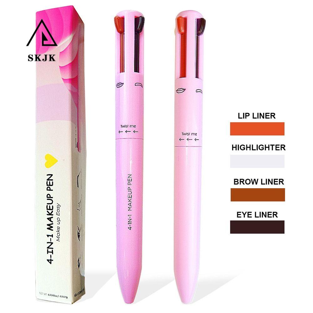 Bút Kẻ Mắt / Viền Môi 4 Trong 1 Chống Thấm Nước Lâu Trôi Dành Cho Nữ