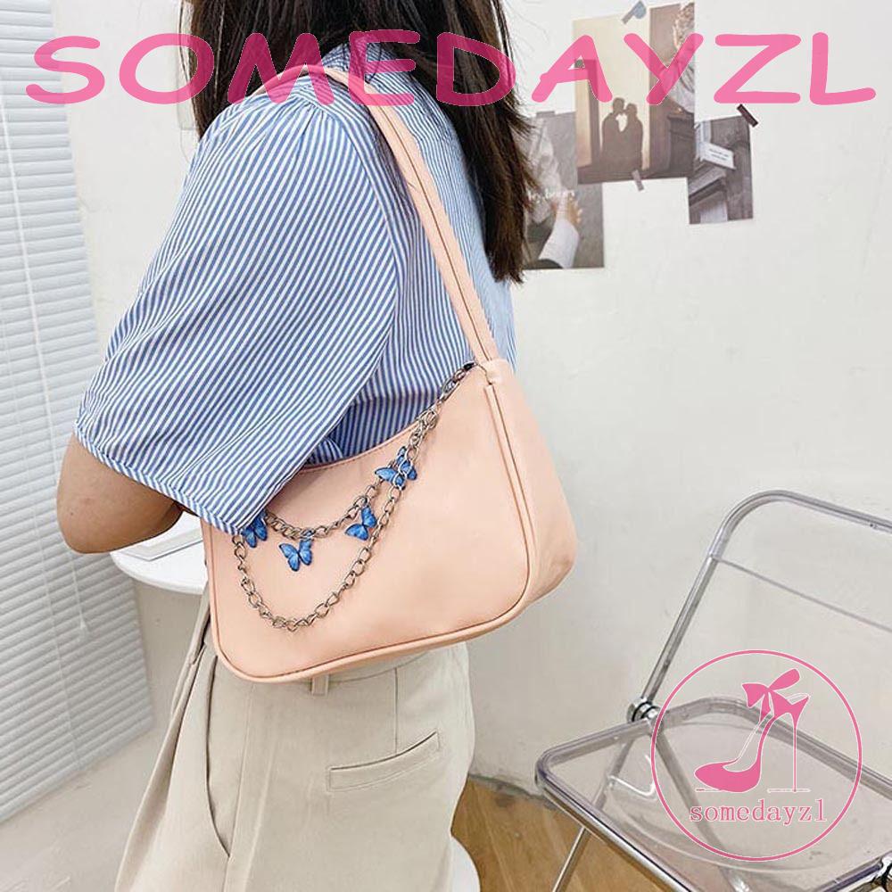 Túi Xách Mini Bằng Da PU Phối Tua Rua Thanh Lịch Dễ Phối Đồ Cho Nữ