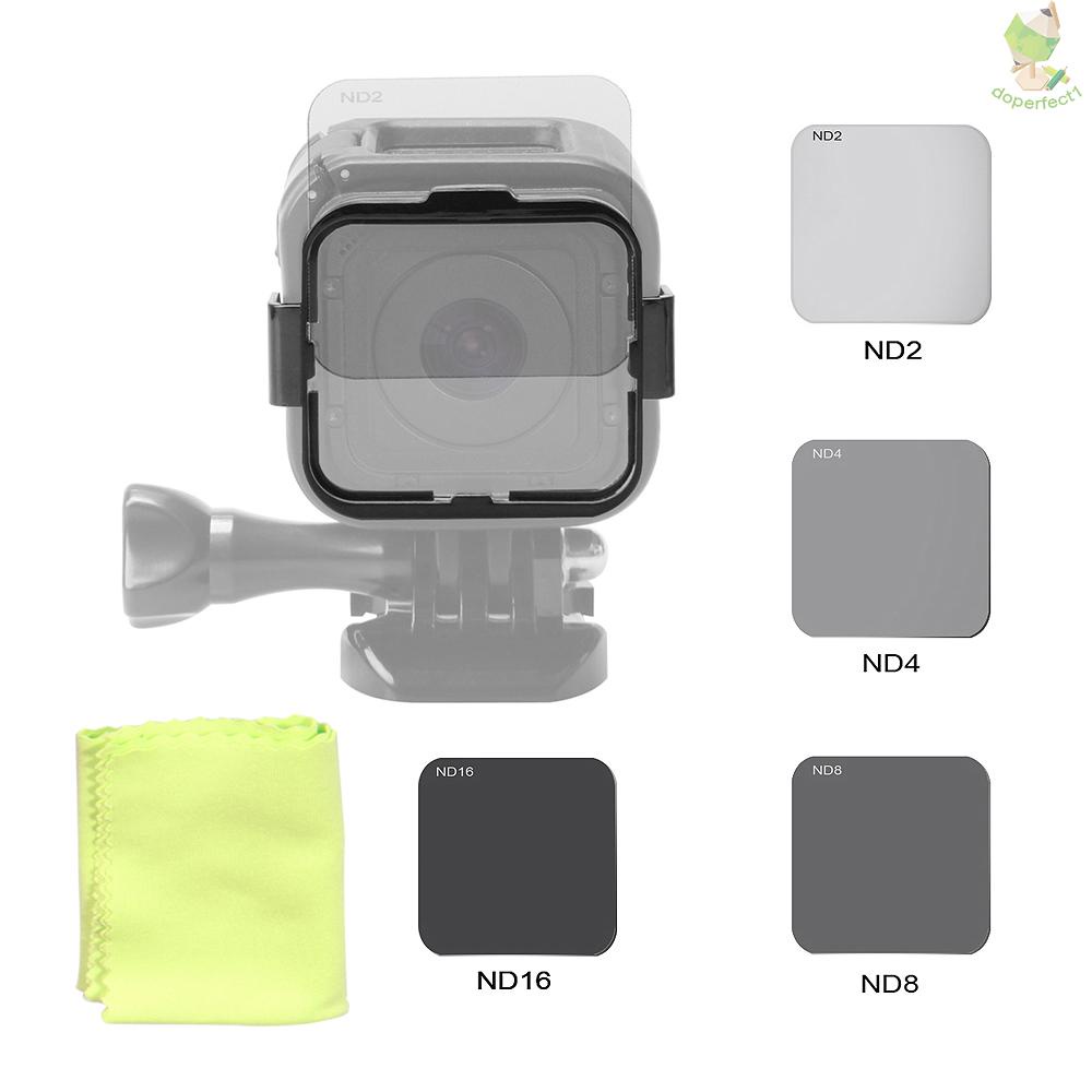 Andoer Square Lens Filter Protector Kit Set(ND2/ND4/ND8/ND16) Replacement for  4 Session w/ Filter Mounting Frame Holder   Came-6.5