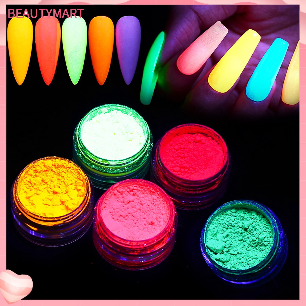 Bột Phosphor Dạ Quang Lâu Trôi Chuyên Dụng Trang Trí Móng