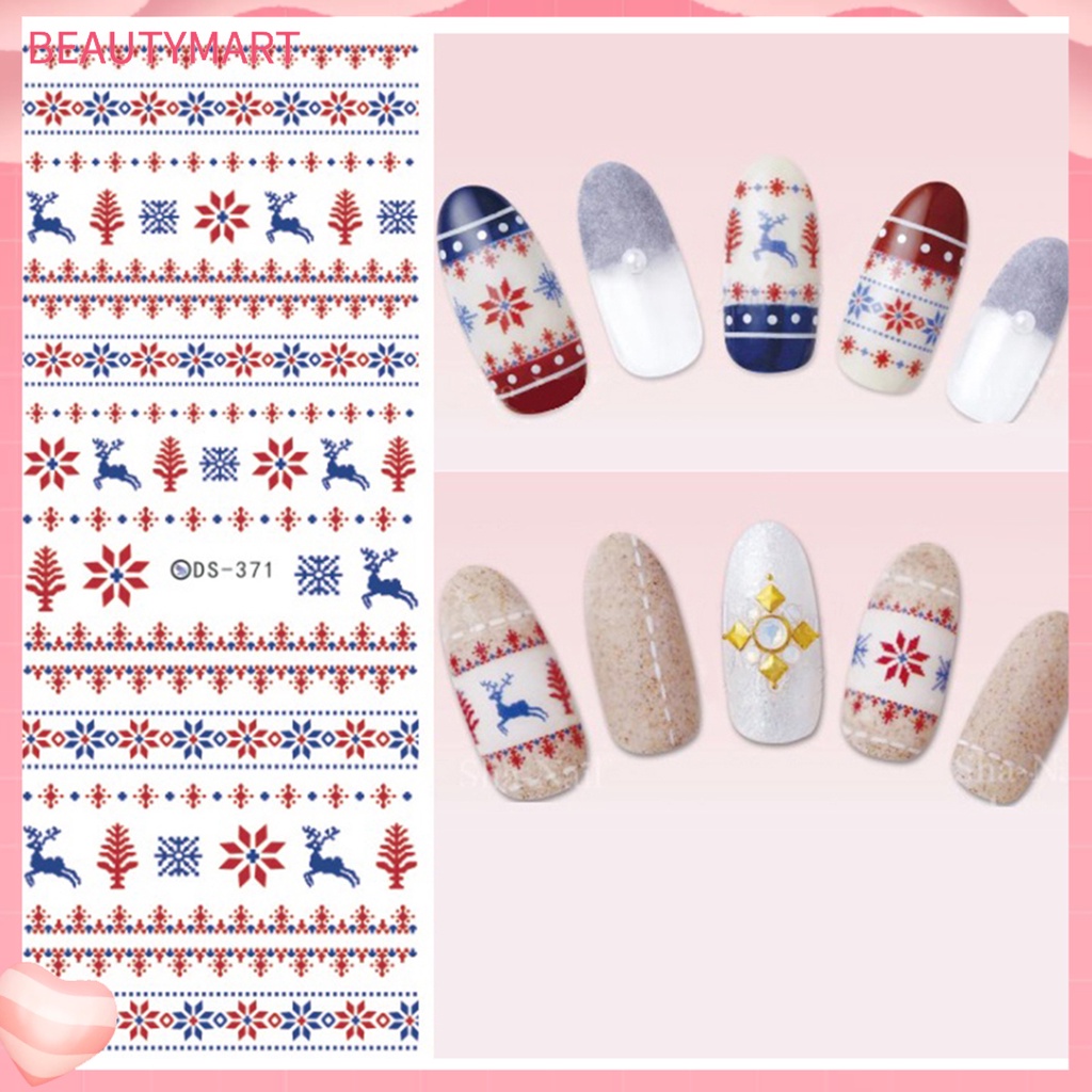 1 Tờ Sticker DS371 DS372 Chống Thấm Nước Thân Thiện Với Môi Trường Dùng Trang Trí Móng Nghệ Thuật