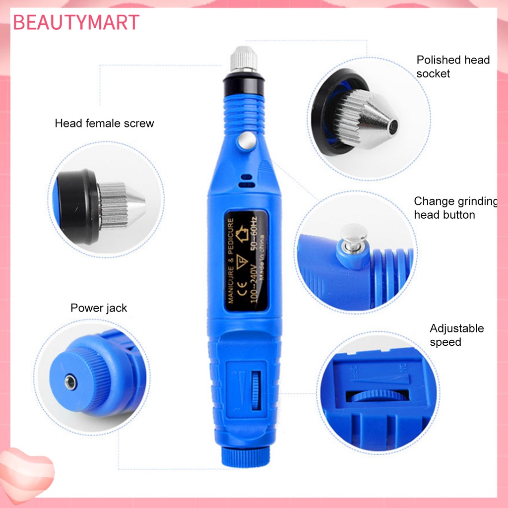 Đầu Mài Đánh Bóng Móng Tay Làm Đẹp Chuyên Nghiệp Cho Salon