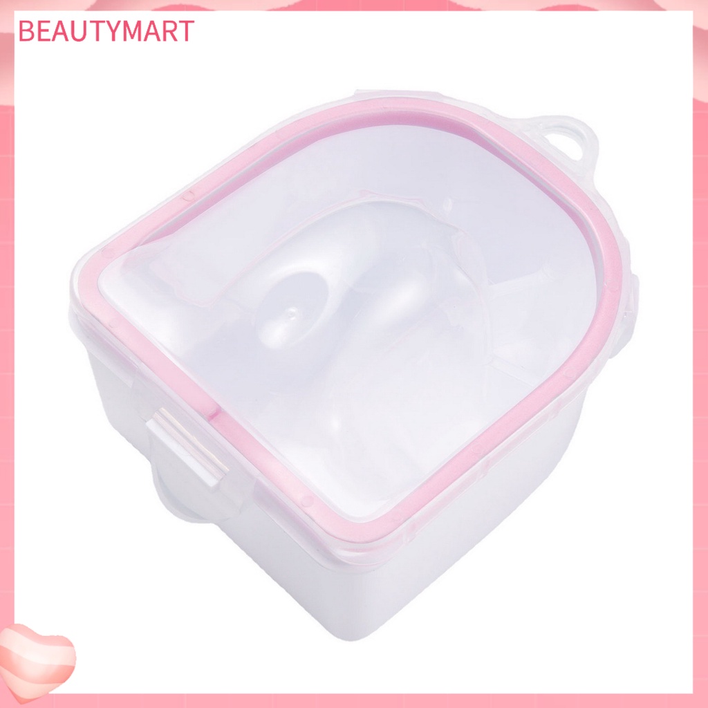 [beautymart] Bát Ngâm Móng Tay Có Thể Tháo Rời Thiết Kế Rãnh Treo Hai Lớp Dùng Trong Salon