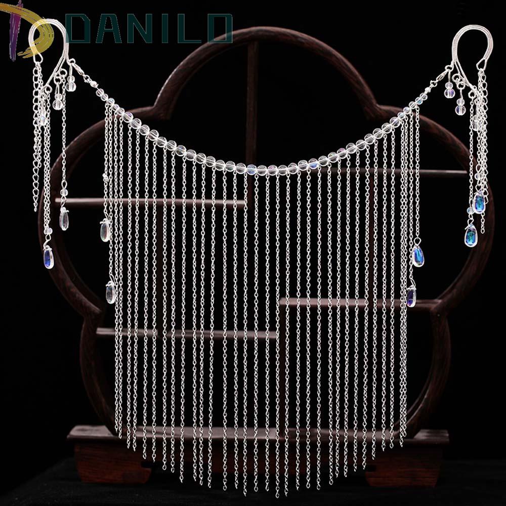 Danilo Phụ Kiện Cài Tóc Dây Xích Bằng Hợp Kim Cá Tính Dành Cho Nữ