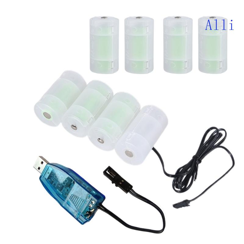 Pin Alli USB 5V Sang 1V-24V Kích Thước D Cho Đồng Hồ Đèn Pin Đồ Chơi Dài 1m