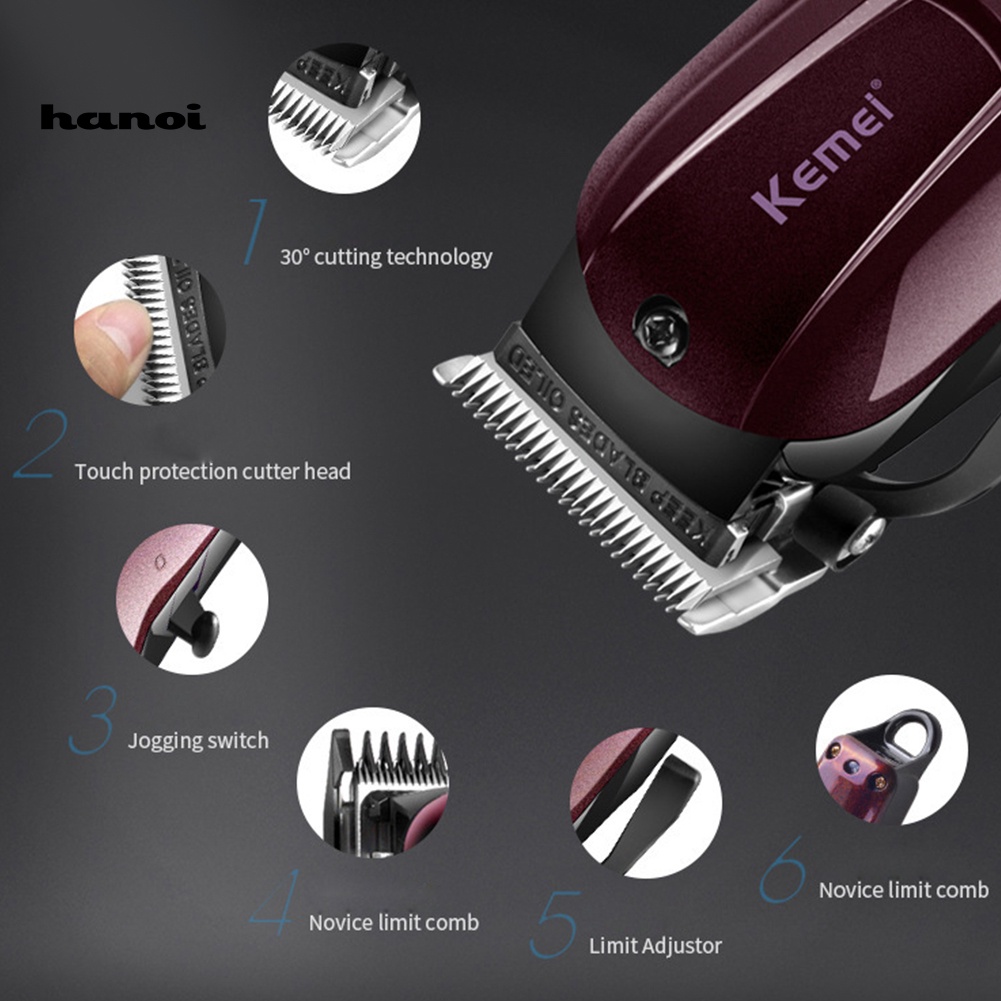 Bộ Tông Đơ Cắt Tóc KM-2600 6 Trong 1 Tiện Dụng Chất Lượng Cao