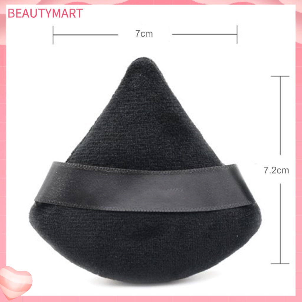 Mút Trang Điểm Hình Tam Giác Bằng Cotton Mềm Nhẹ Nhàng Có Thể Giặt Sạch