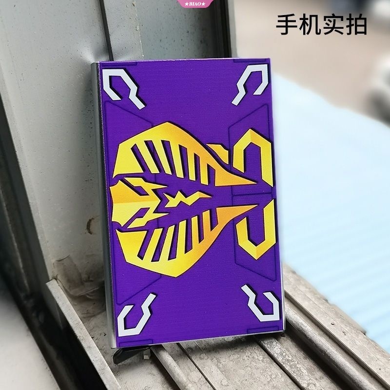 Ví Nhôm Mini Đựng Thẻ Tín Dụng ID Tự Động Bật Lên In Hình Kamen Rider