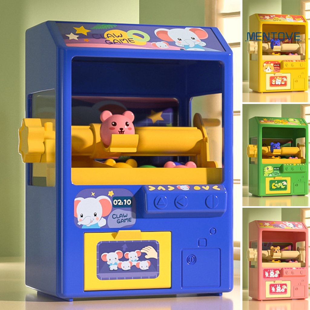 Máy Gắp Kẹo Mini Bằng Nhựa ABS Mềm Trong Suốt Có Nhạc Và Đèn Giải Trí Sáng Tạo Cho Bé Mẫu Giáo