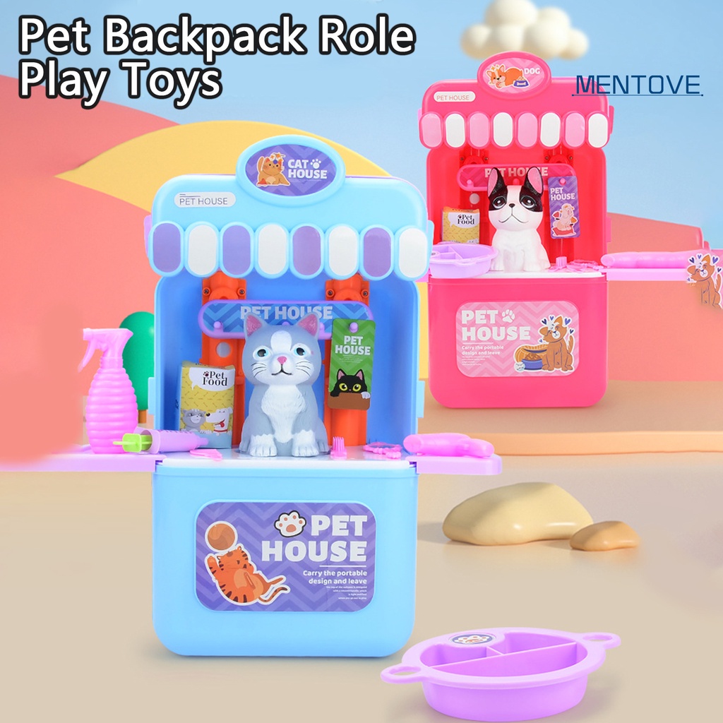 Bộ 21 Món Đồ Chơi Gồm Ba Lô + Túi Lăn Đựng Thú Cưng 3 Trong 1 Tiện Dụng